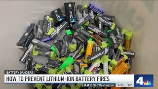 How to Prevent Lithium-Ion Battery Fires | NBC4 Washington