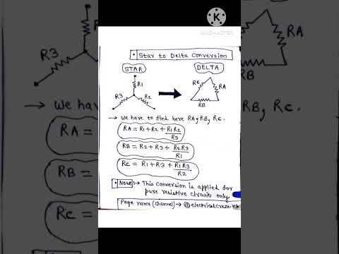 star to delta transformation