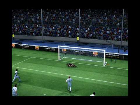 Pes10 Ibrahimovic overhead kick GOAL against Real Madrid F.C.