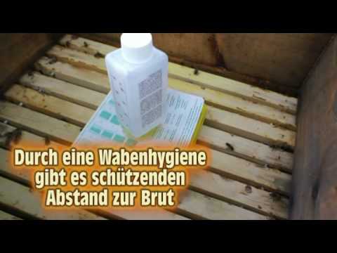 Varroa Behandlung mit dem Liebig Dispenser