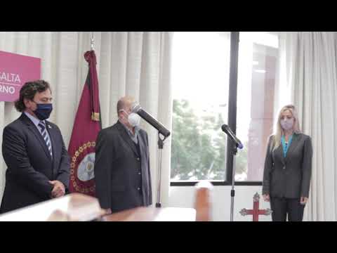 El gobernador Sáenz tomó juramento a la nueva Secretaria de Minería y Energía