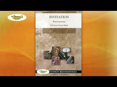 Invitation - Concert Band - Laseroms - Tierolff