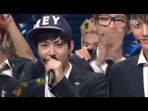 [HD 720p] EXO - Growl 1st Place + Encore (130818 SBS Inkigayo)