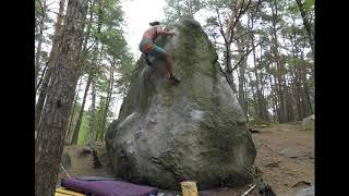 Video thumbnail: El Poussif, 7a+. Fontainebleau