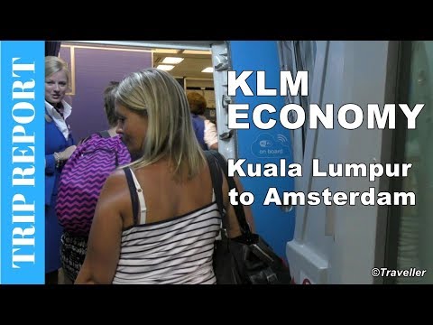 Reisebericht - KLM Economy Class Boeing 777 Flug - Kuala Lumpur zum Flughafen Amsterdam