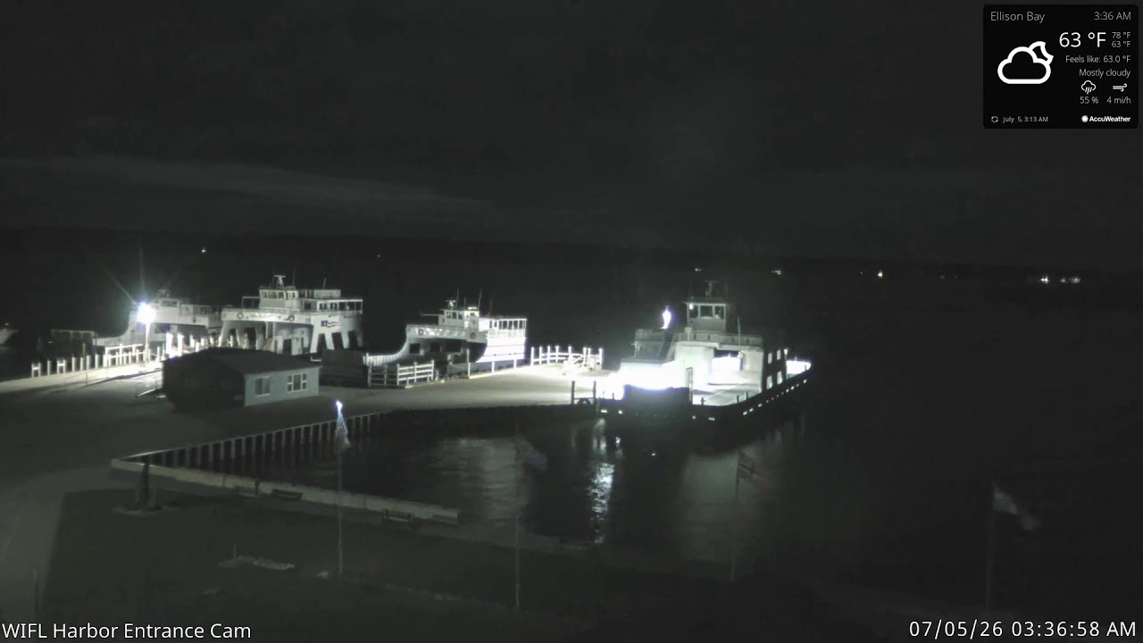 Live webcam view of Northport Harbor Entrance Cam