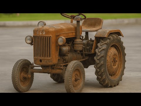 Complete Restoration and Repair of a Classic Tractor Over 60 Years Old