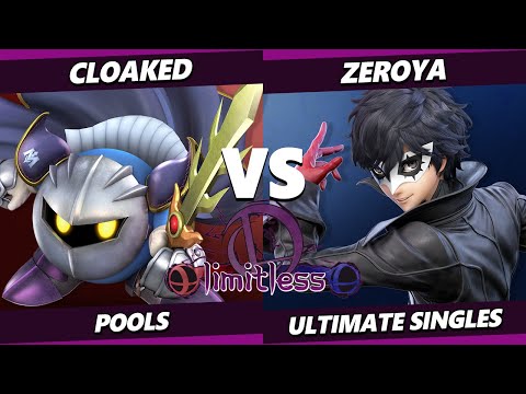 Limitless 1 - Cloaked (Meta Knight) Vs. zeroya (Joker) SSBU Ultimate Tournament