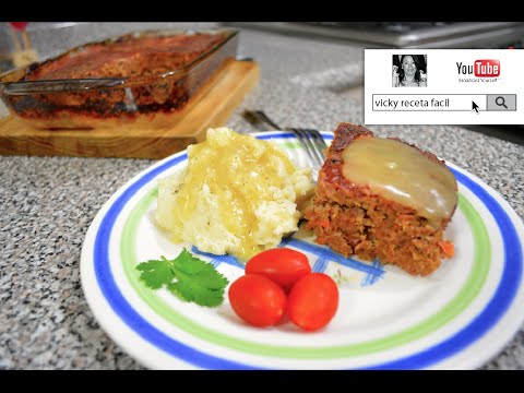 PASTEL DE CARNE | Vicky Receta Facil Video