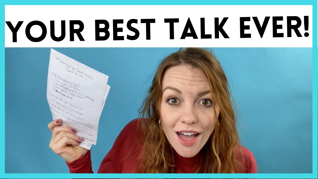 GIVE THE BEST TALK EVER! How to give a talk in church | My best tips for preparing a sacrament talk