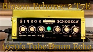 Video thumbnail for Binson Echorec 2 T7E 1970’s Drum Echo Machine [Tube Type] by HOWL GUITARS