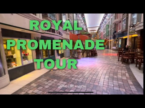 Inside Look At the Royal Promenade on Adventure of the Seas