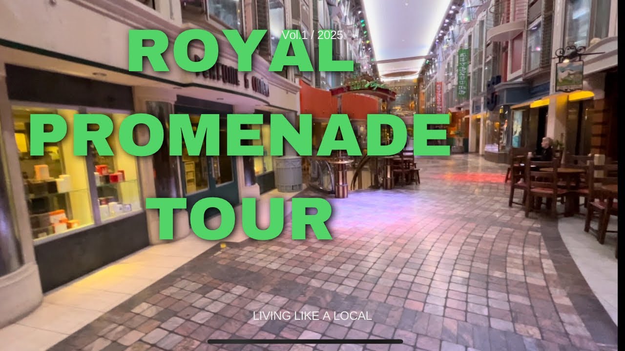Inside Look At the Royal Promenade on Adventure of the Seas