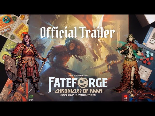 Vídeo relacionado con Mighty Boards: Fateforge Chronicles of Kaan - Strategy Board Game, App Story-Driven Co-Op Action Adventure, Fast-Paced Combat, Age 14+, 1-4 Players