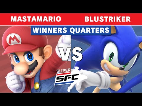 Super Smash Fight Club 2 - MastaMario (Mario) Vs. Blustriker (Sonic) Winners Quarters