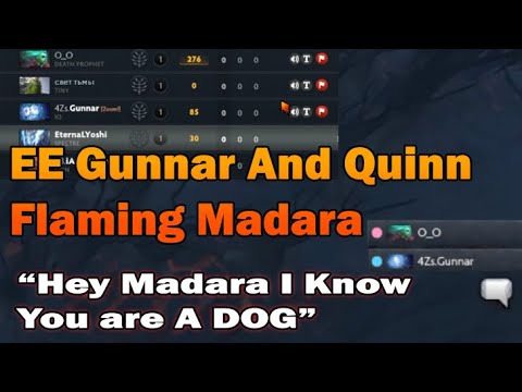 Envy Gunnar and Quinn Flaming Madara Dota 2