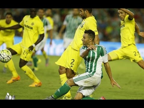 Real Betis Vs Villarreal 1-1 - All Goals 23-08-2015 Liga BBVA 2015
