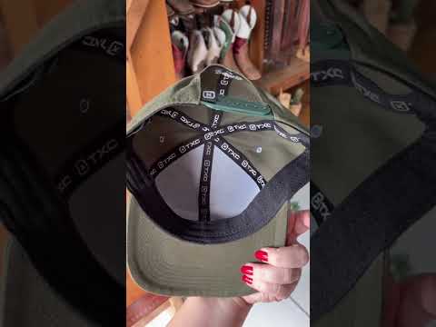 Boné TXC high snap verde aba curva estilo country  #estilocowboy #cap