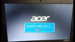 How to Reset / Unlock an Acer Bios Password