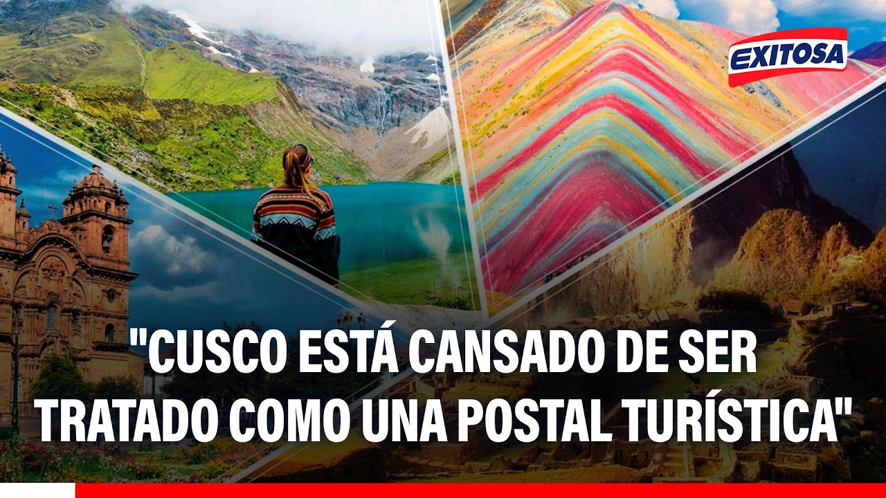 🔴🔵 Óscar Matutti: "Cusco está cansado de ser tratado como una postal turística"