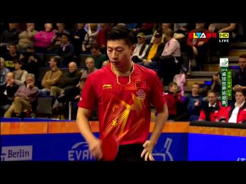 [20160131] MA Long vs ZHANG Jike | MS-SF | German Open 2016 | Full Match