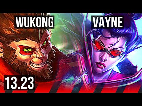 WUKONG vs VAYNE (TOP) | 1.6M mastery, 7/1/1, 700+ games, Dominating | KR Grandmaster | 13.23