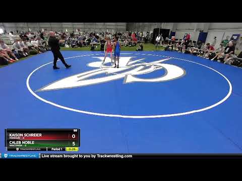88 Lbs Placement Matches (8 Team) - Kaison Schreier, Missouri Vs Caleb Noble, Wisconsin 962c