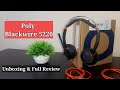 Poly by Plantronics Blackwire 5220 Wired Headset Unboxing & Full Review
