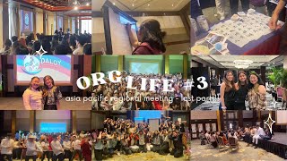 🩺 ORG LIFE 🩺 - 👩🏻‍⚕️ asia pacific regional meeting - fin  🇵🇭 (school vlog) | audrey a.