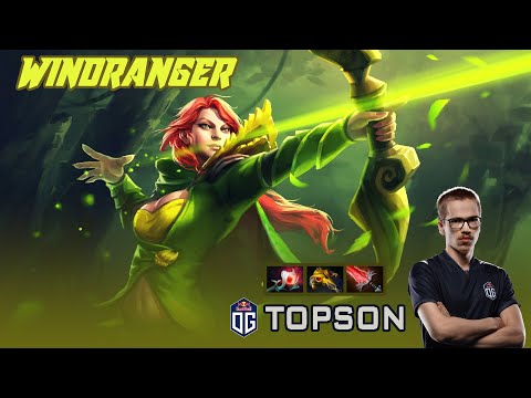 GOOD GAME WINDRANGER FROM OG TOPSON DOTA 2 PROPLAYER GAMEPLAY