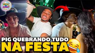 A MORENA DEU EM CIMA DE PIGMEU NA FESTA? 