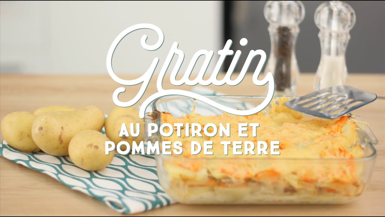 Gratin de potiron et pommes de terre - CuisineAZ