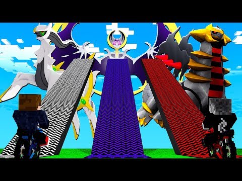 DESÇA A RAMPA GIGANTE DE POKEMON LENDARIO E CAPTURE - MINECRAFT PIXELMON MOD