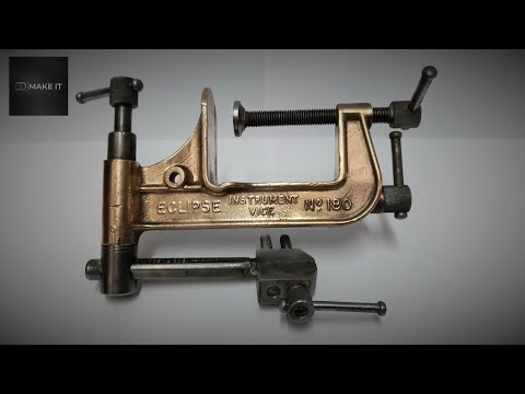 RESTORING a RARE ANTIQUE instrument vice