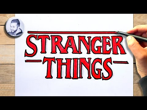 Comment dessiner le logo de stranger things dessin facile