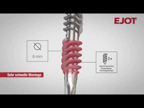 EJOT® Distanzschraube für überdämmte Wandkassetten-Systeme
