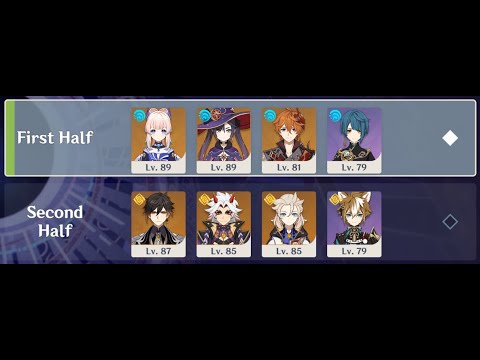 2.5 Spiral Abyss, Mono Hydro & Geo - (Floor 12, 9★)