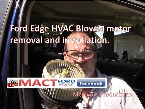 Ford Edge HVAC blower motor removal and installation