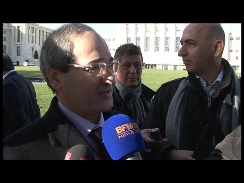 Depuis Genève, un représentant du régime syrien s'en prend à la France - 24/01