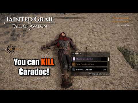 Did you know you can KILL Caradoc before leaving the island? Tainted Grail: Fall of Avalon