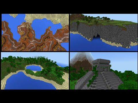 Insane Custom Terrain in Minecraft Bedrock!