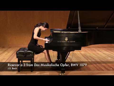 J.S. Bach - Ricercar a 3 from Das Musikalische Opfer (The Musical Offering), BWV 1079 피아니스트 곽지향