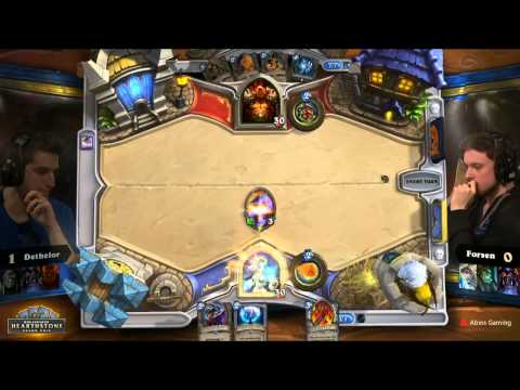 Dethelor vs Forsen   Group Stage  Round 2   DreamHack Hearthstone Grand Prix