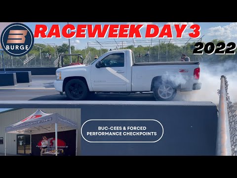 Race Week 2.0 Day 3, Forced Performance Checkpoint and Tulsa Raceway Park.