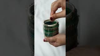 How to pack Silk Thread Bangles for courier/simple packaging #silkthreadbangles#shorts#packingorders