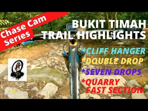 Bukit Timah Trail Highlights (Cliff Hanger, Double Drop, 7 Drops, Quarry Fast Section)