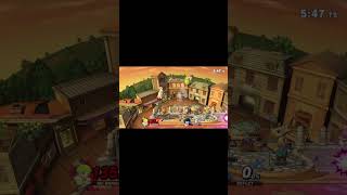 低%からスピンキック即死でぶっ壊してしまう格闘Mii #スマブラsp #スマブラ #shorts