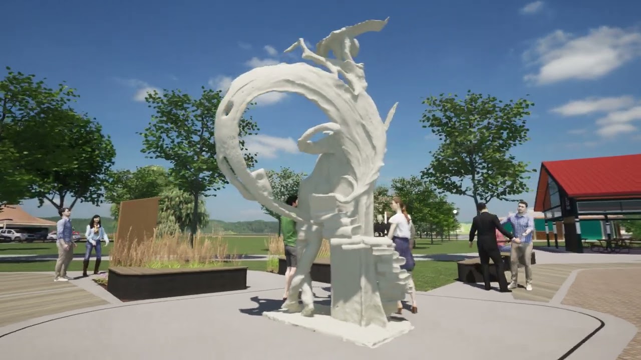 Render of Neil Peart Installation - YouTube