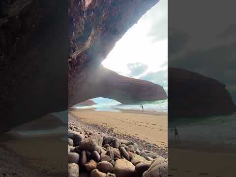 📍Legzira Beach, Morocco.