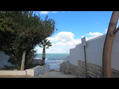 La Marsa's Alleys, Tunisia 🇹🇳 4k‎